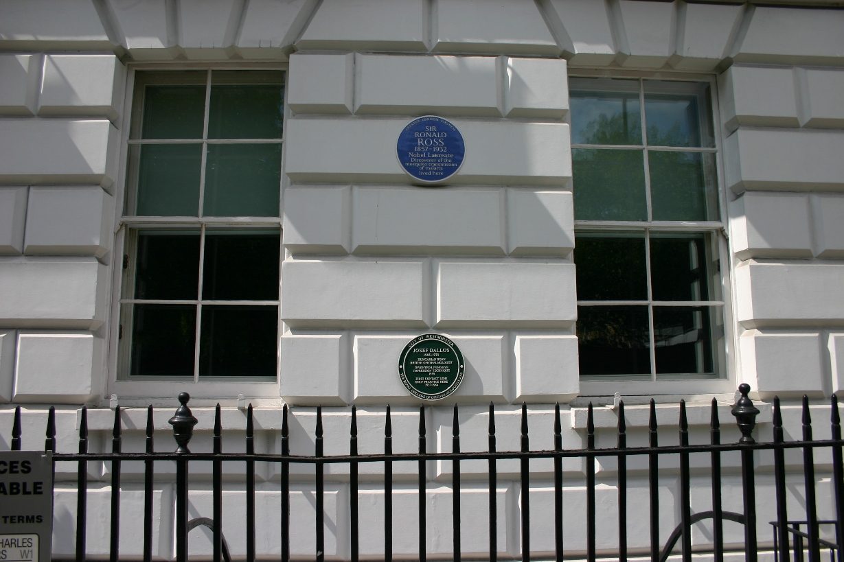 Ronald Ross and Josef Dallos' home, London - 02.JPG